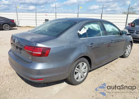 2017 Volkswagen Jetta S из США, поврежденный, VIN 3VW2B7AJ7HM268343